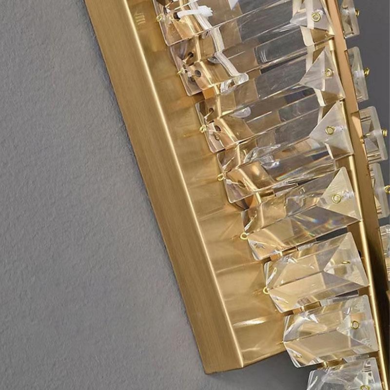 luzes de parede internas led luz de 3 cores 50/100 cm cristal linear barra de luz montada na parede luz de vaidade do banheiro sobre espelho tira longa arandela de parede do corredor para cabeceira de 2026 por $144.99 –P4