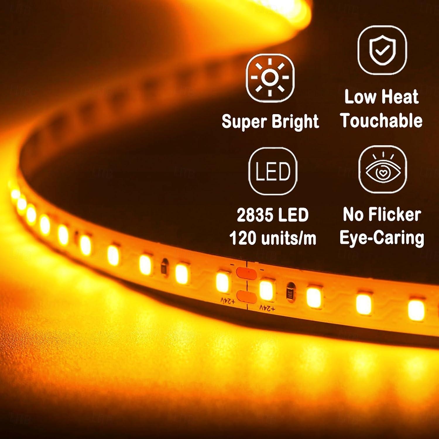 3M 5 метров 10 м Гибкие светодиодные ленты 1200 светодиоды 2835 SMD 8мм 1 монтажный кронштейн 1 комплект Холодный белый Красный Синий Светодиодные ленты В помещении Для вечеринок На открытом воздухе 2025 - $16.99 –P5