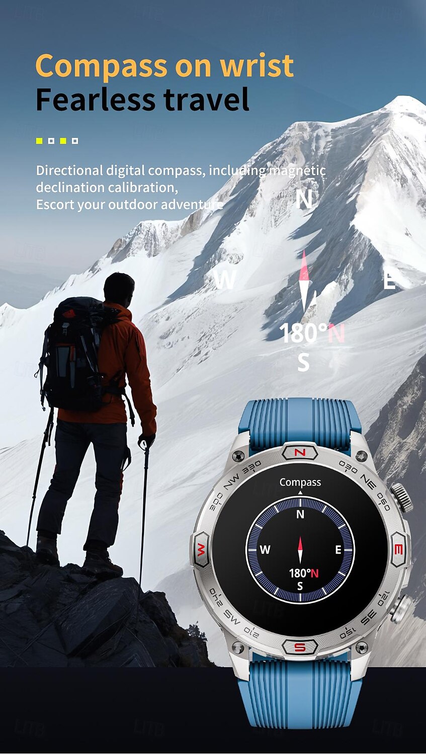 LOKMAT ZEUS 7 PRO Smart Watch 1.43 inch Smartwatch Fitness Running Watch Bluetooth Pedometer Call Reminder Activity Tracker Compatible with Android iOS Women Men Long Standby Hands-Free Calls 2025 - $57.99 –P8
