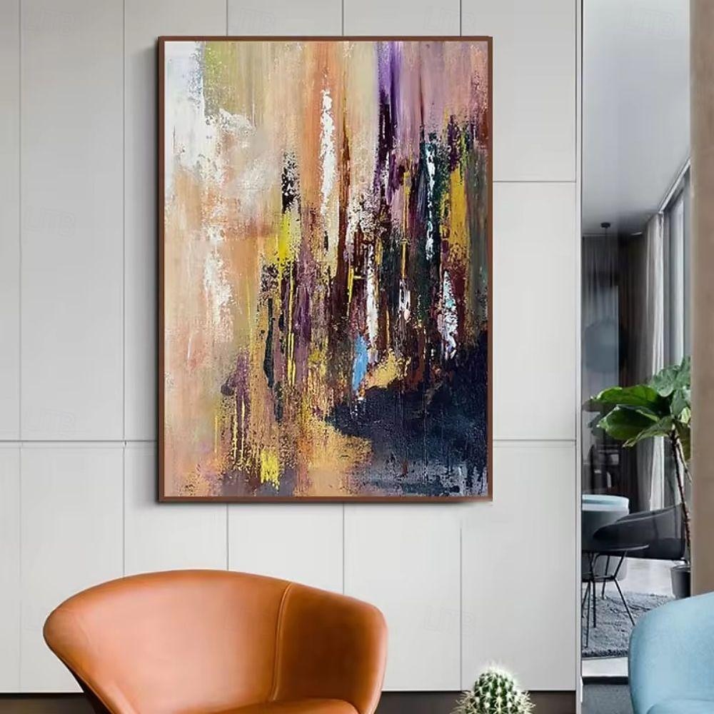 Pinturas a óleo artesanais em tela, arte de parede, decoração abstrata moderna para decoração de casa, pintura sem moldura enrolada de 2026 por $53.99 –P2