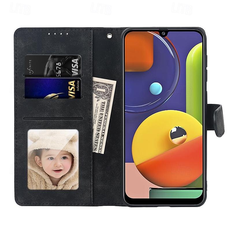 Phone Case For iPhone 15 Pro Max iPhone 14 13 12 11 Pro Max Plus Mini SE Wallet Case with Wrist Strap Kickstand Card Slot Retro TPU PU Leather 2025 - $18.99 –P5