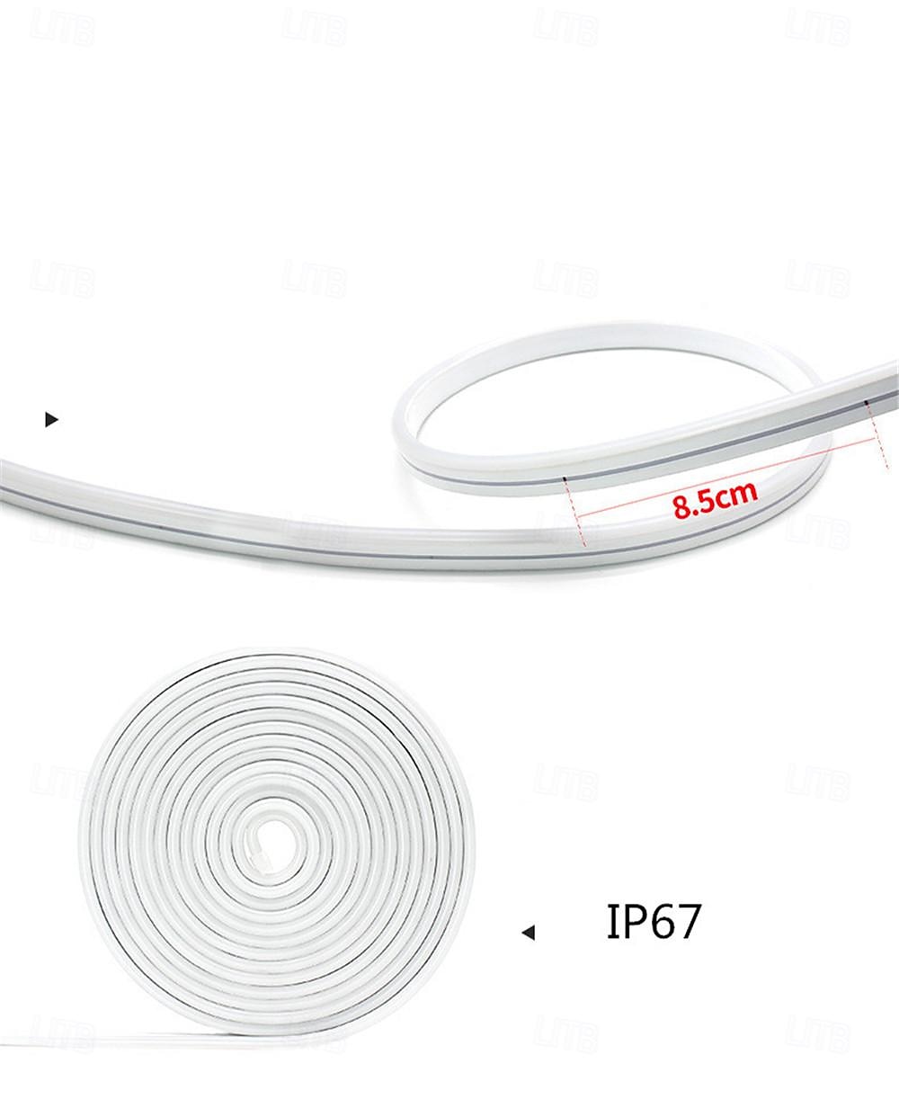 1 мес. 3M 5 метров Гирлянды Неоновые полосы 72/216/360 светодиоды Гибкий неон 1 комплект RGB Праздничные огни Светодиодные ленты Контроль APP Диммируемая Для вечеринок 12 V 2026 - $23.99 –P3
