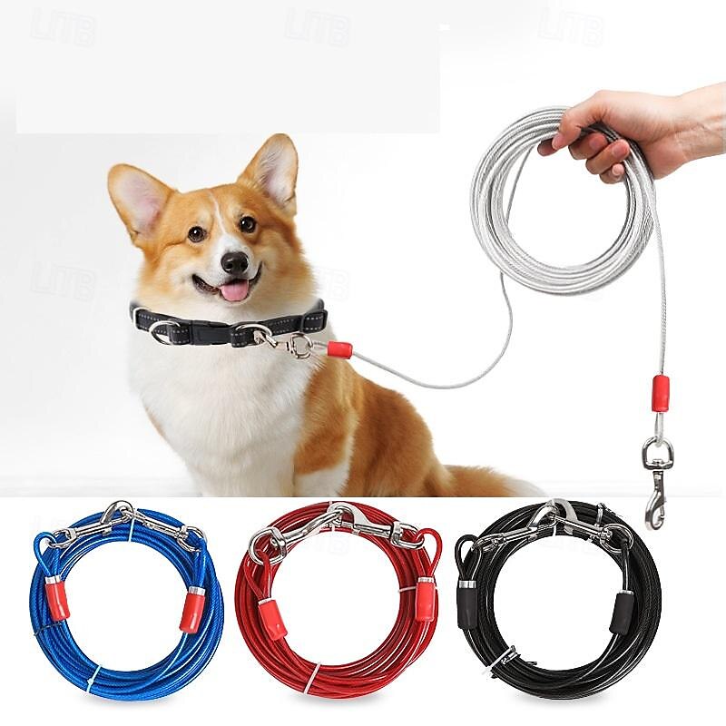 2025年 犬用 リード トレーニングリーシュ ハーネスリーシュセット 調整可能 防水 携帯用 パータブル 普通 生活 アウトドア ハンティング ランニング ソリッド ハスキー犬 ラブラドール エスキモー犬 1個 コレクション – $22.99 –P1