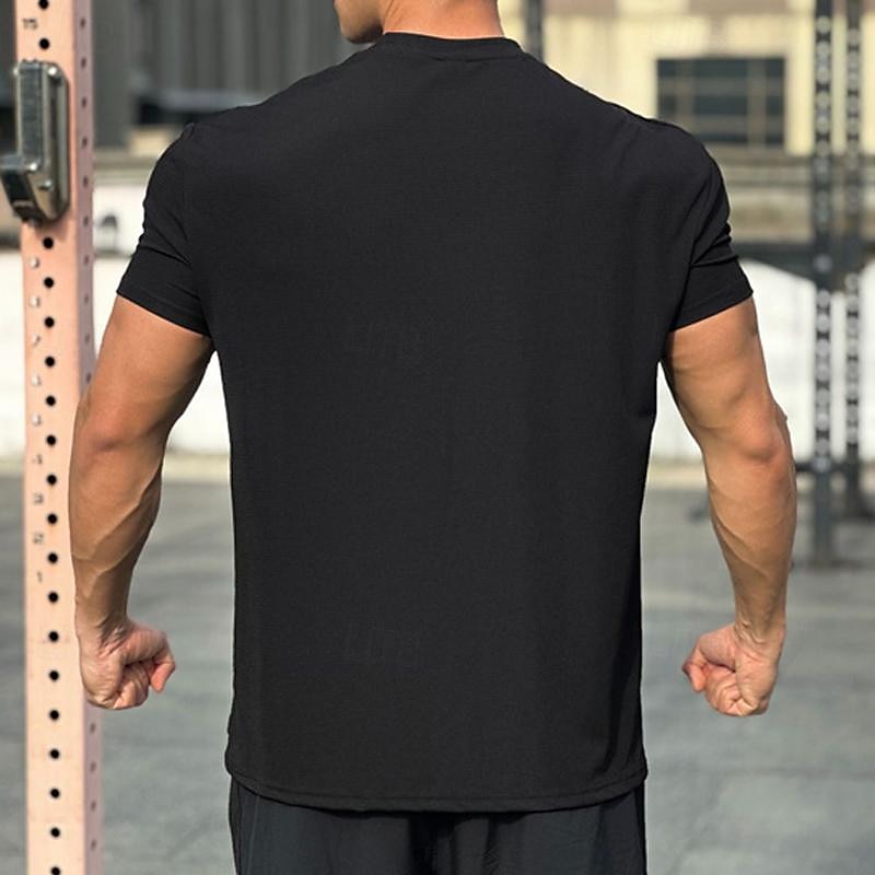 Hombre Camiseta Running Cremallera de un cuarto Manga Corta Camiseta Casual Ropa Deportiva Transpirable Suave Entrenamiento de gimnasio Corriendo Paseo Ropa de deporte Ropa de Deporte Color sólido 2025 - $18.49 –P8