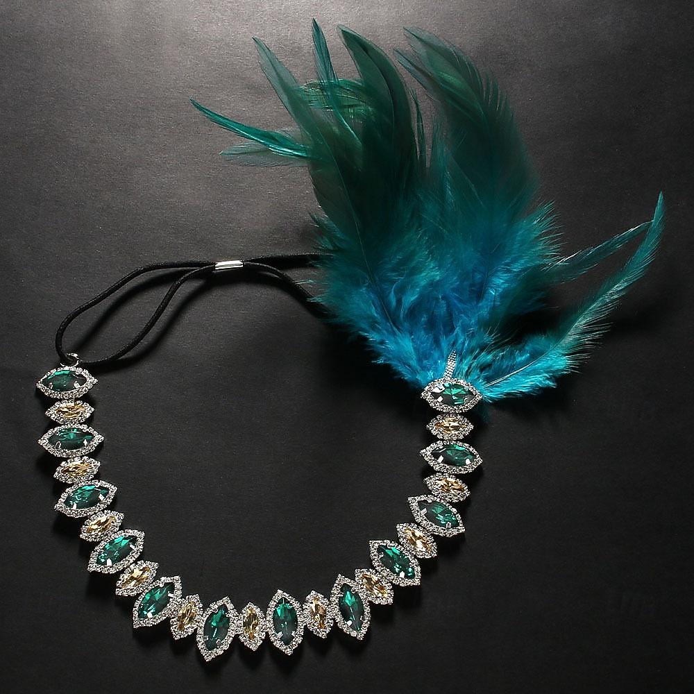 Head Jewelry Flapper Headband Feathers Headband Retro Vintage 1920s Feather For The Great Gatsby Cosplay Women's Costume Jewelry Fashion Jewelry 2026 - $17.99 –P3