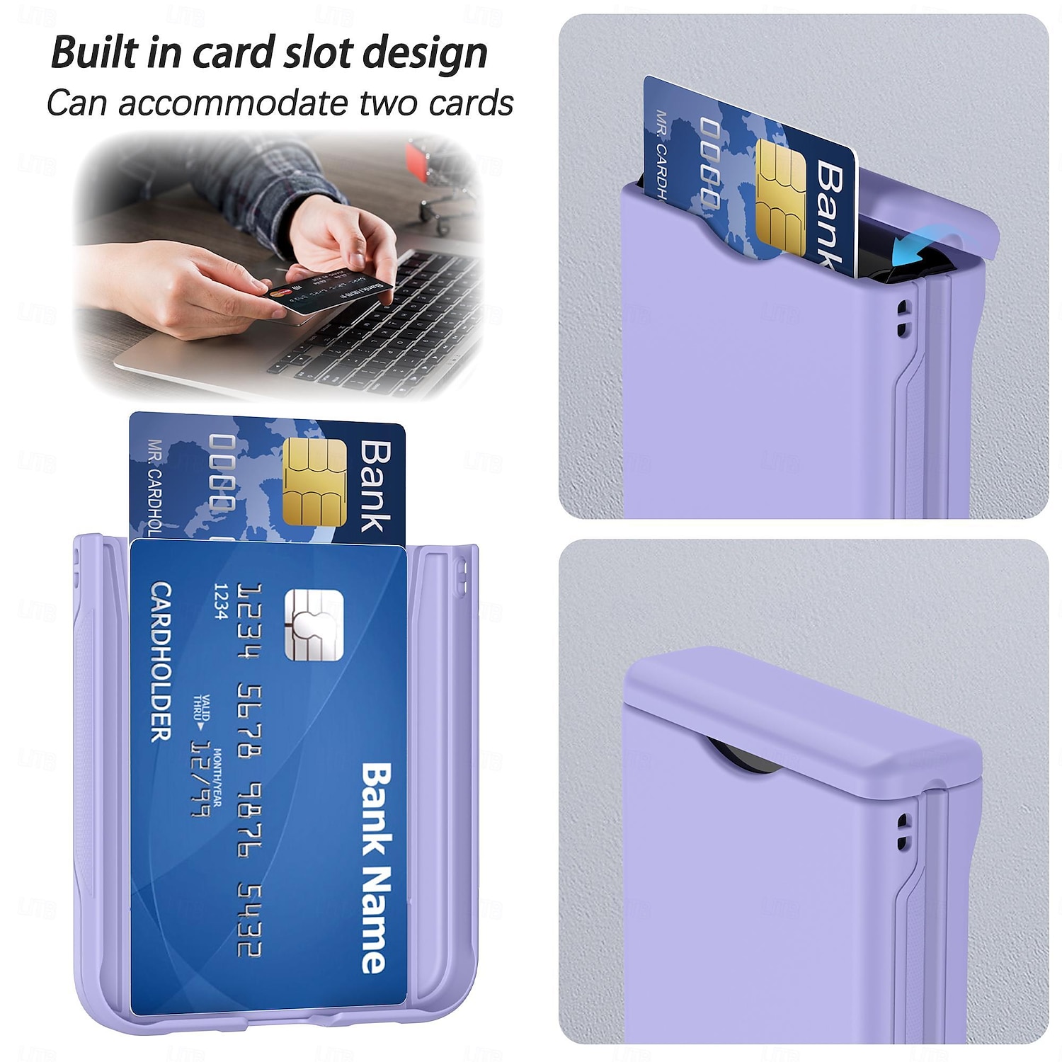 Phone Case For Samsung Galaxy Z Flip 5 Z Flip 4 Z Flip 3 Back Cover Card Slot Shockproof Retro PC 2025 - $17.99 –P4