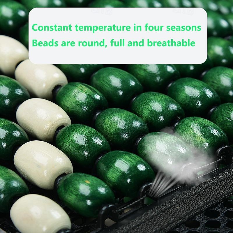 FYAUTOPER Summer car cushion wood beads breathable cool pad big truck cushion summer general anti-slip seat cushion heat dissipation 2025 - $38.99 –P8
