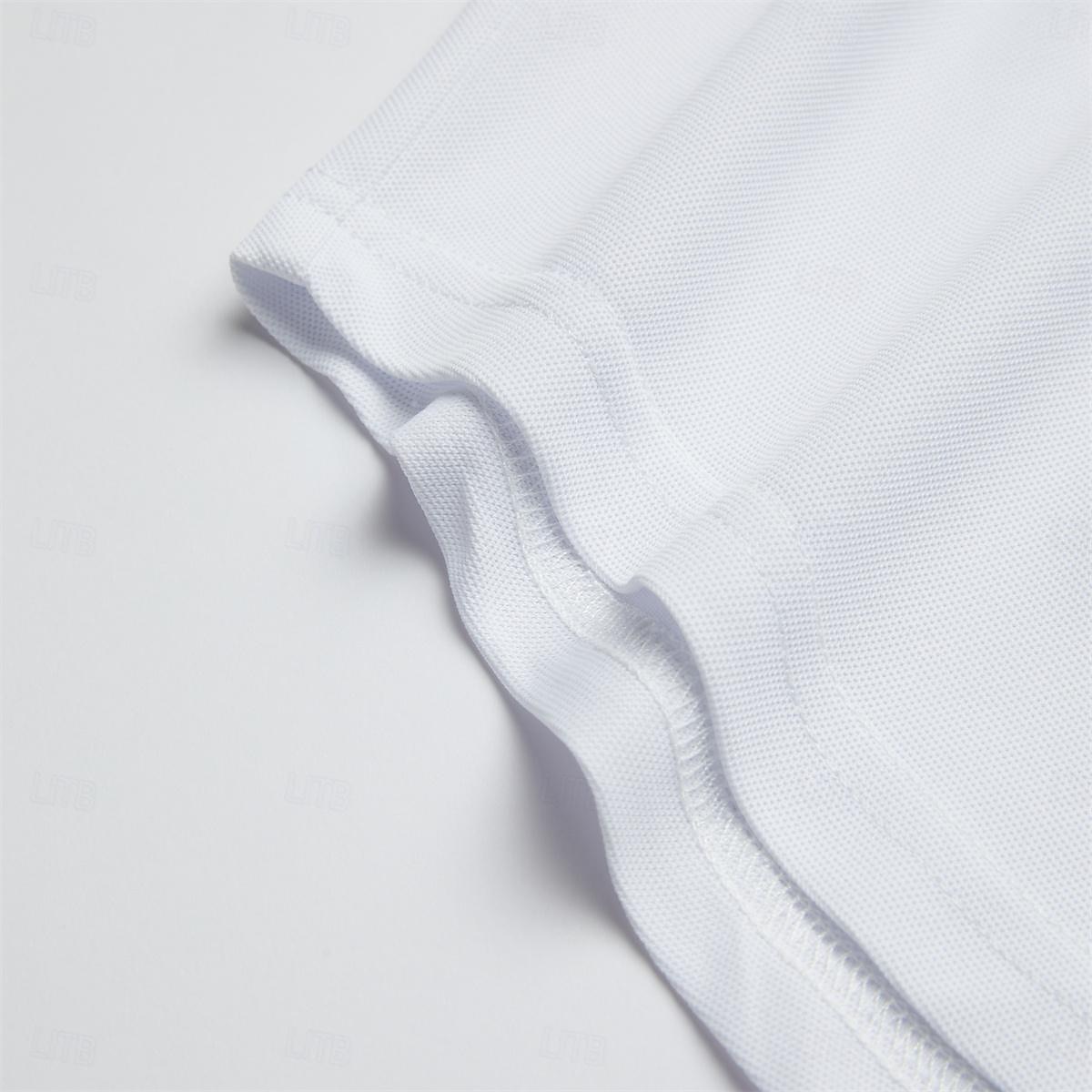 Herr Skjorta T-shirt Cardigan T-tröja Kort ärm Rund hals Sommar Slät Mode Designer Grundläggande Knappar Semester Gata Utekväll Vit Ljusgrå Topp t-shirt för män 2025 - $16.49 -P8