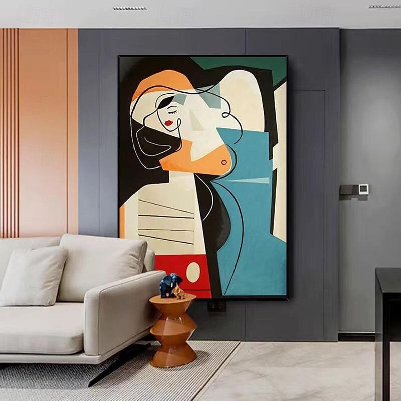 modern olieverfschilderij op canvas handgeschilderd abstract firgure olieverfschilderij handgeschilderd groot abstract olieverfschilderij kunst aan de muur beroemd schilderij voor huisdecoratie foto 2025 - $116.99 –P4
