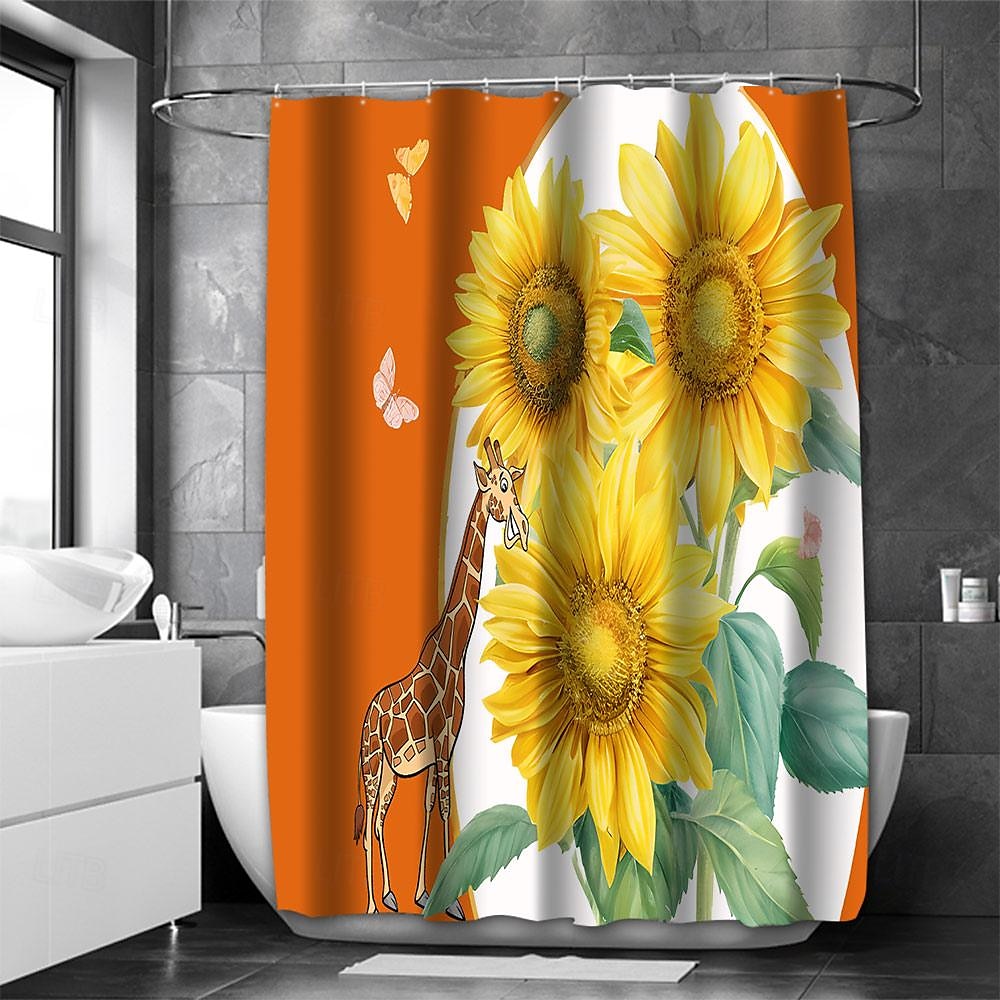 Plant Series Waterproof Shower Curtain 180cm*180cm(70"*70") Botanical Bathroom Decor Mildew Resistant Polyester Fabric for Bath Tub Shower 2025 - $23.99 –P11