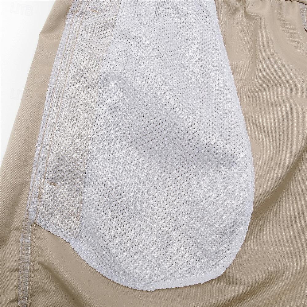 Homens Bermuda de Surf Shorts de Natação Calção Justo de Natação Com Cordão com forro de malha Cintura elástica Bandeiras Conforto Secagem Rápida Curto Feriado Praia Final de semana Moda Casual Preto de 2025 por $13.99 –P8