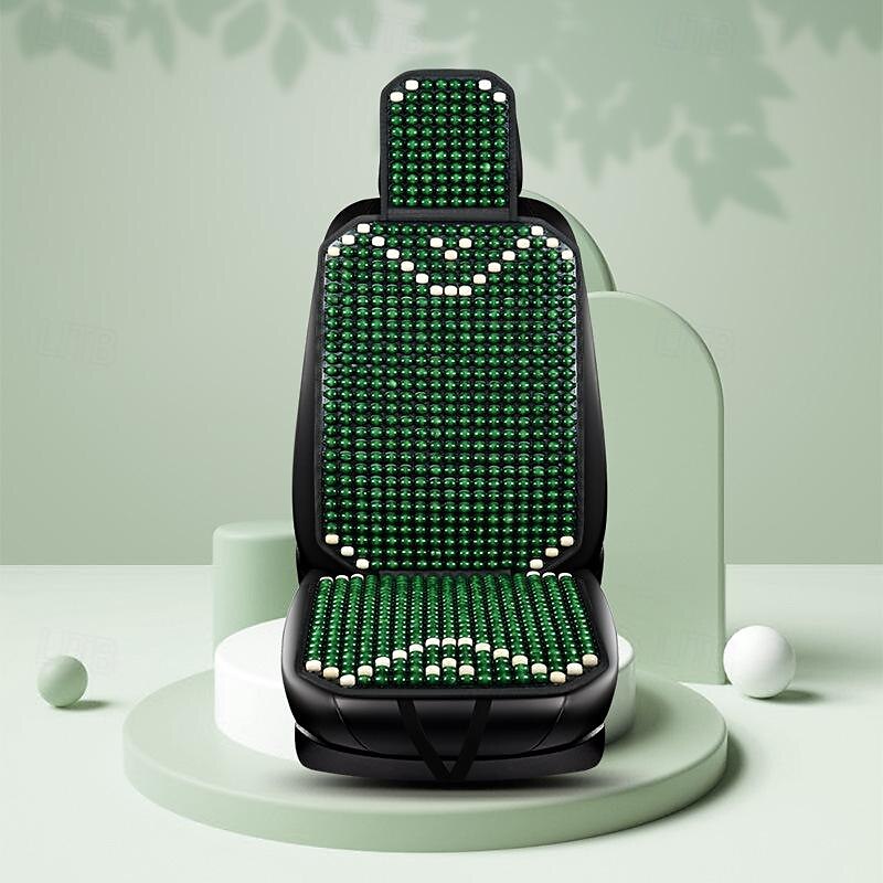 FYAUTOPER Summer car cushion wood beads breathable cool pad big truck cushion summer general anti-slip seat cushion heat dissipation 2025 - $38.99 –P2