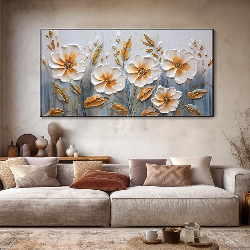 pictură în ulei forală pictură manuală abstractă artă cu flori 3d pictură în ulei pe pânză pictură în ulei peisaj natural realizat manual decorarea casei pictură în ulei cu flori de trandafir artă 2026 - $69.99 –P6
