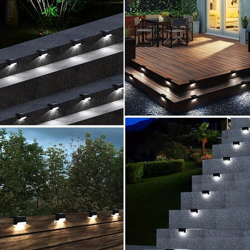 20pcs Solar LED Fence Lights - Effortless Charging, Durable Waterproof Design - Brighten Your Garden, Steps & Pathways with Cool White Ambiance - A Perfect Decorative Lighting Solution for Courtyards 2025 - $69.99 –P1