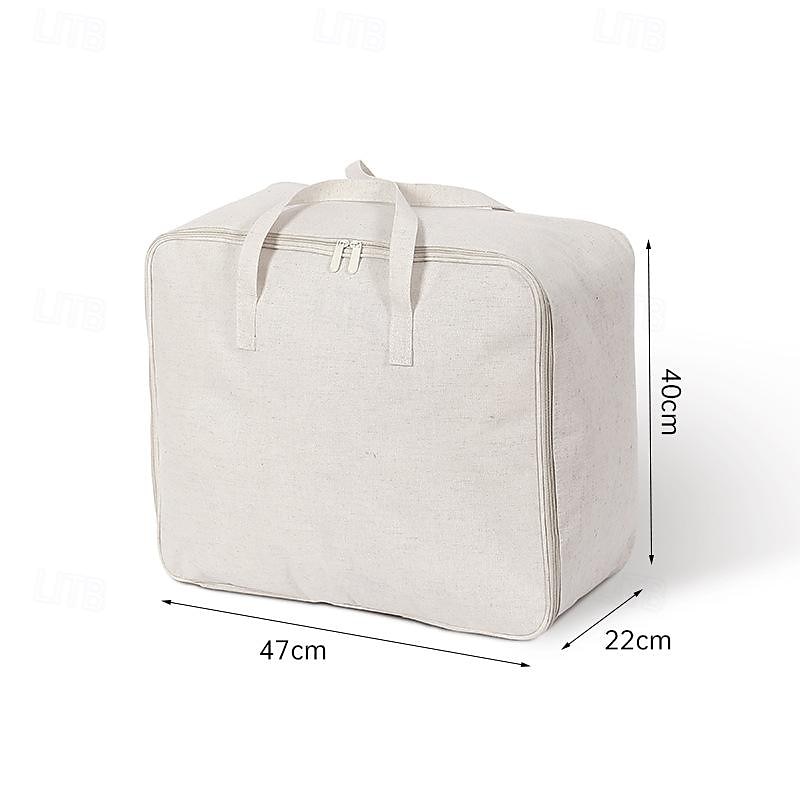 geanta de depozitare lenjerie de bumbac depozitare haine pliante de capacitate mare geanta de ambalare a bagajelor de uz casnic geanta depozitare pilota 2025 - $13.99 –P6