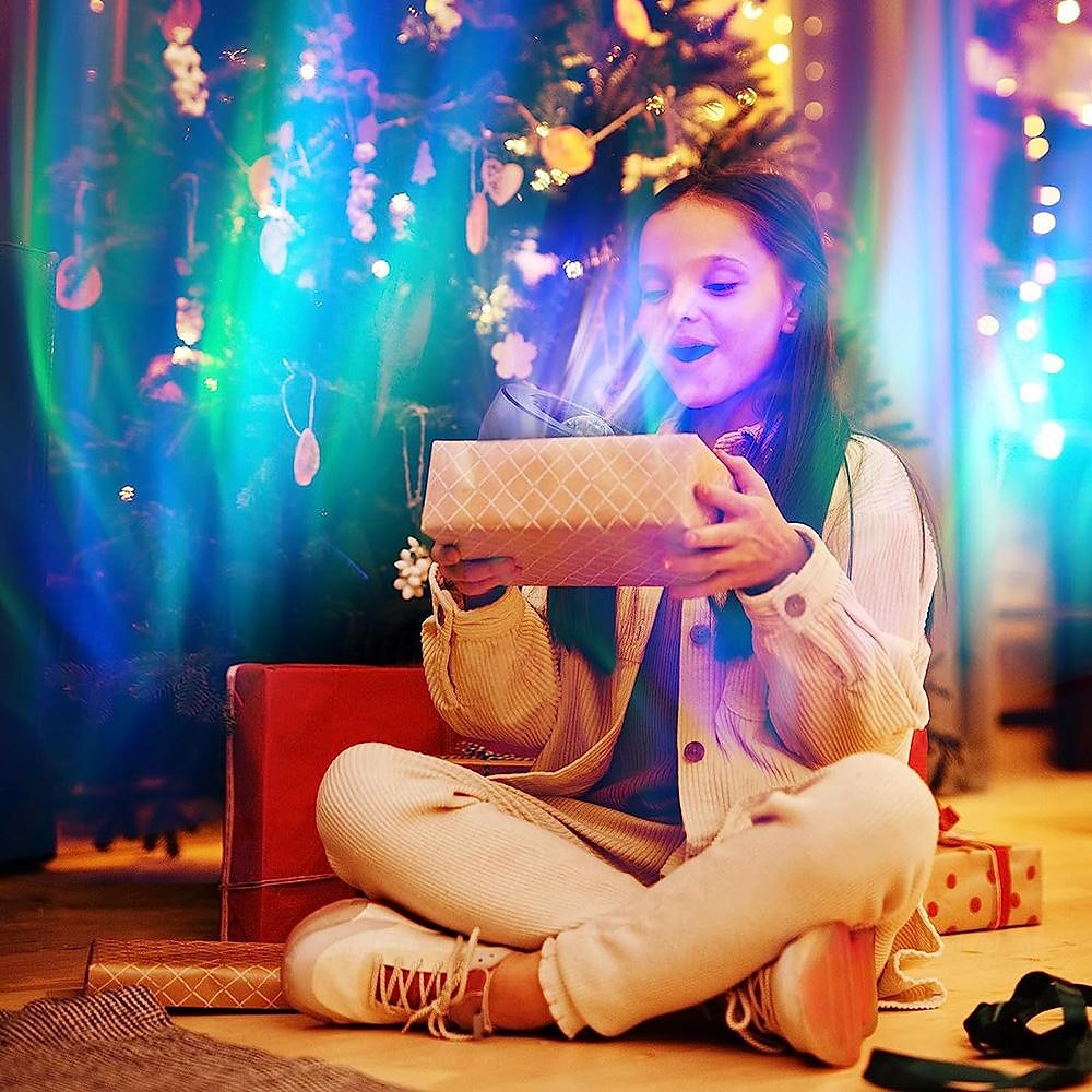1 buc. proiector cu lumină de noapte cu led aplicație de proiector pentru dormitor proiector aurora cameră pentru copii lumină de noapte pentru home theater lumina de tavan decorare cameră potrivită 2025 - $29.99 –P2