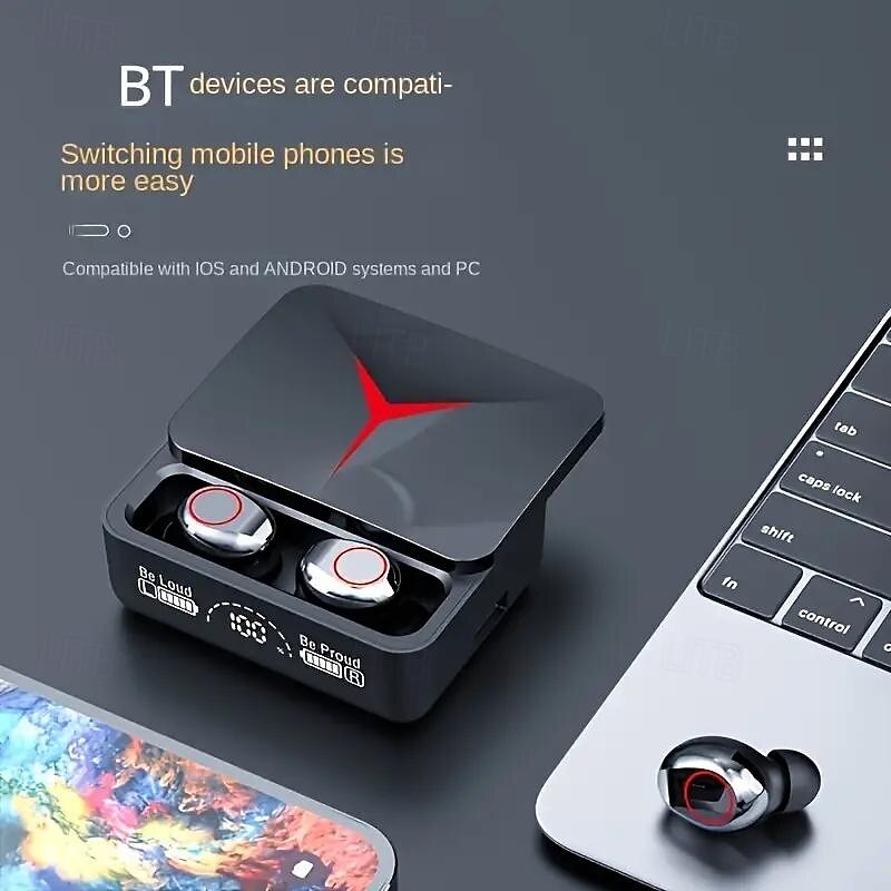 2025年 LEDパワーディスプレイ長持ちワイヤレスBluetoothヘッドセットタッチデュアルトーク5.3Bluetoothヘッドセット  コレクション – $15.99 –P5