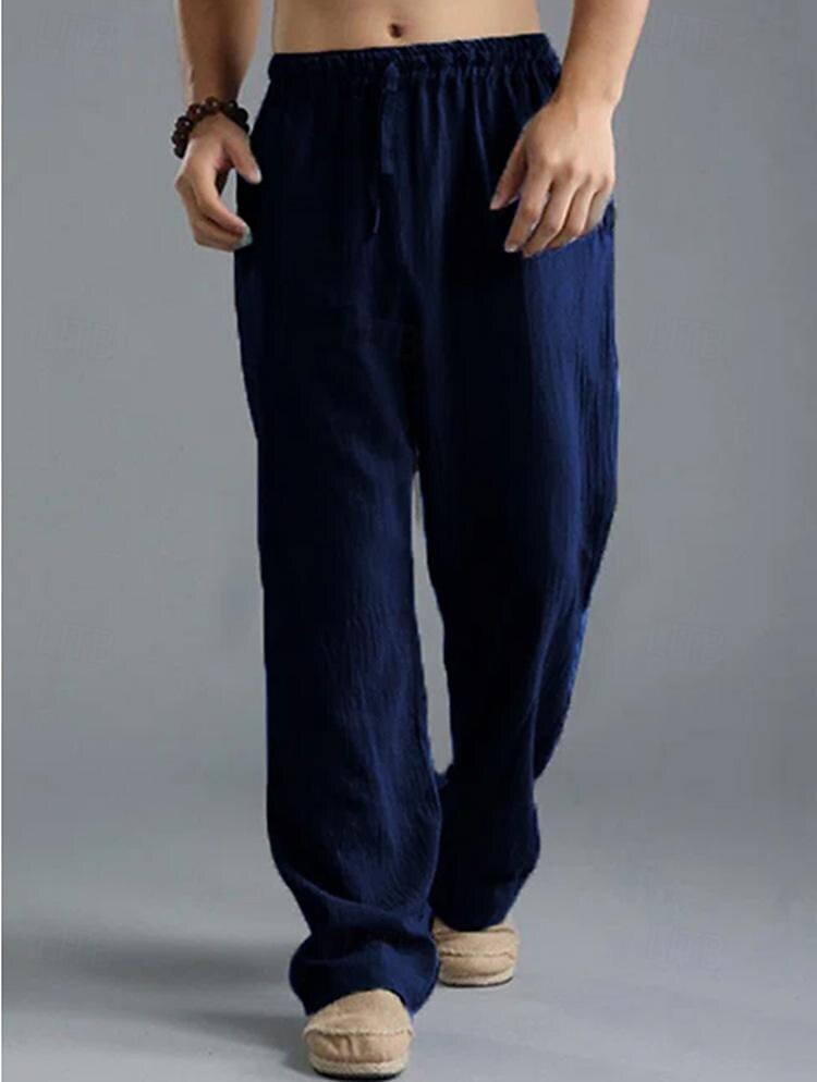 Medieval Renacimiento pantalones piratas Pirata Vikingo Color sólido Hombre Vikingo Pirata Víspera de Todos los Santos Carnaval Vacaciones Fiesta / Noche LARP Adulto Pantalones Primavera verano 2025 - $24.99 –P12