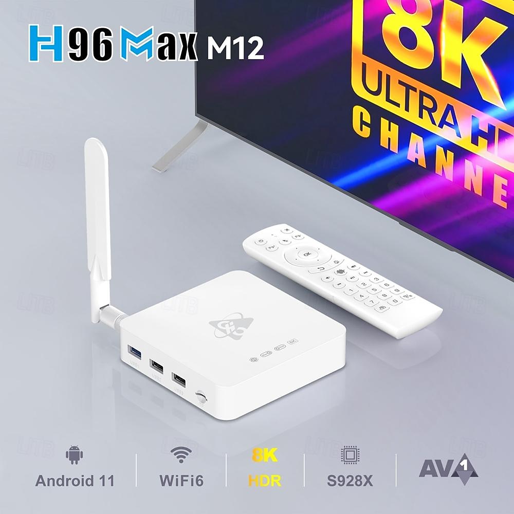 Android 11 и выше ТВ-бокс Заводской Аутлет H96 MAX S928X M12 8K 8K Cortex A55 4GB 8GB 128Гб 64Гб 32Гб 2025 - $245.59 –P1