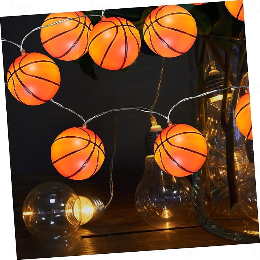 luci della stringa di calcio luci della stringa della palla di sport euro cup usb o funzionamento a batteria 1.5m 3m 6m lucine mix baseball basket calcio calcio luci a led del 2025 a $13.49 –P9