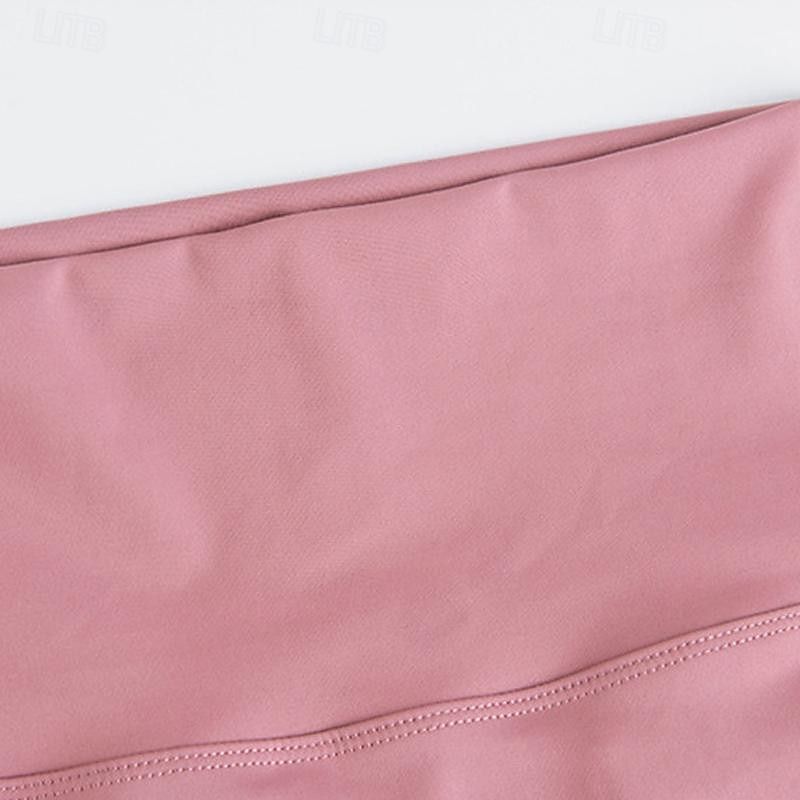 Women's Gym Shorts Yoga Shorts Workout Shorts Multiple Pockets High Waist Yoga Gym Workout Pilates Shorts Black Pink Army Green Sports Activewear Stretchy Slim 2025 - $16.49 –P5
