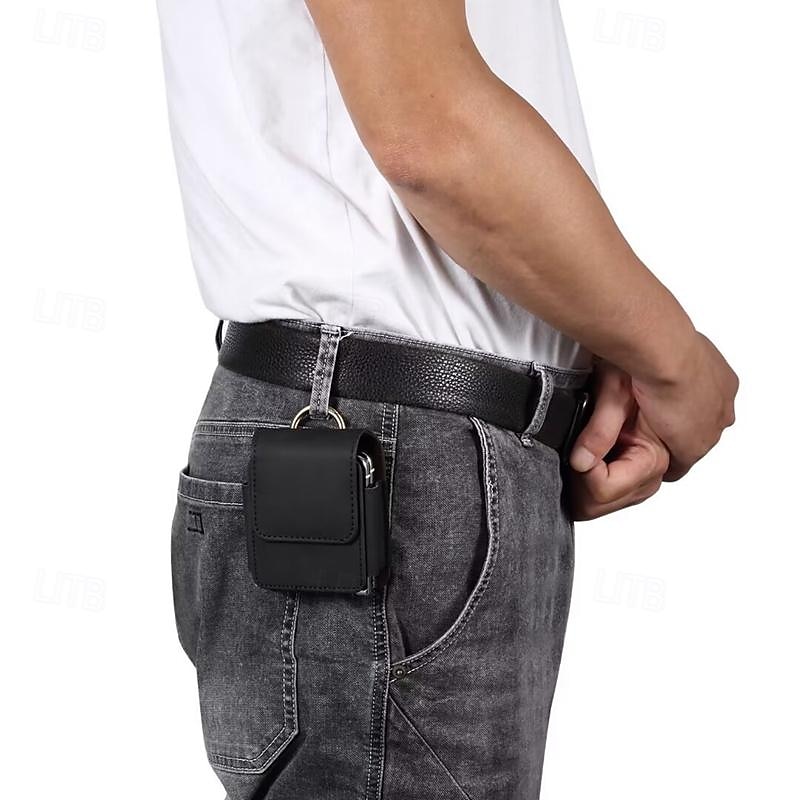 2025年 メンズ Samsung Z Flip 6/5/4/3/2/1 ユニバーサル フォンケース レザーケース ベルト ウエストバッグ プロップ PU レザーバッグ フォンウォレット ヴィンテージベルト フォン保護ケース  コレクション – $16.99 –P9