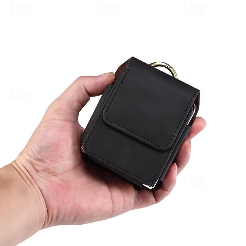 2025年 メンズ Samsung Z Flip 6/5/4/3/2/1 ユニバーサル フォンケース レザーケース ベルト ウエストバッグ プロップ PU レザーバッグ フォンウォレット ヴィンテージベルト フォン保護ケース  コレクション – $16.99 –P7
