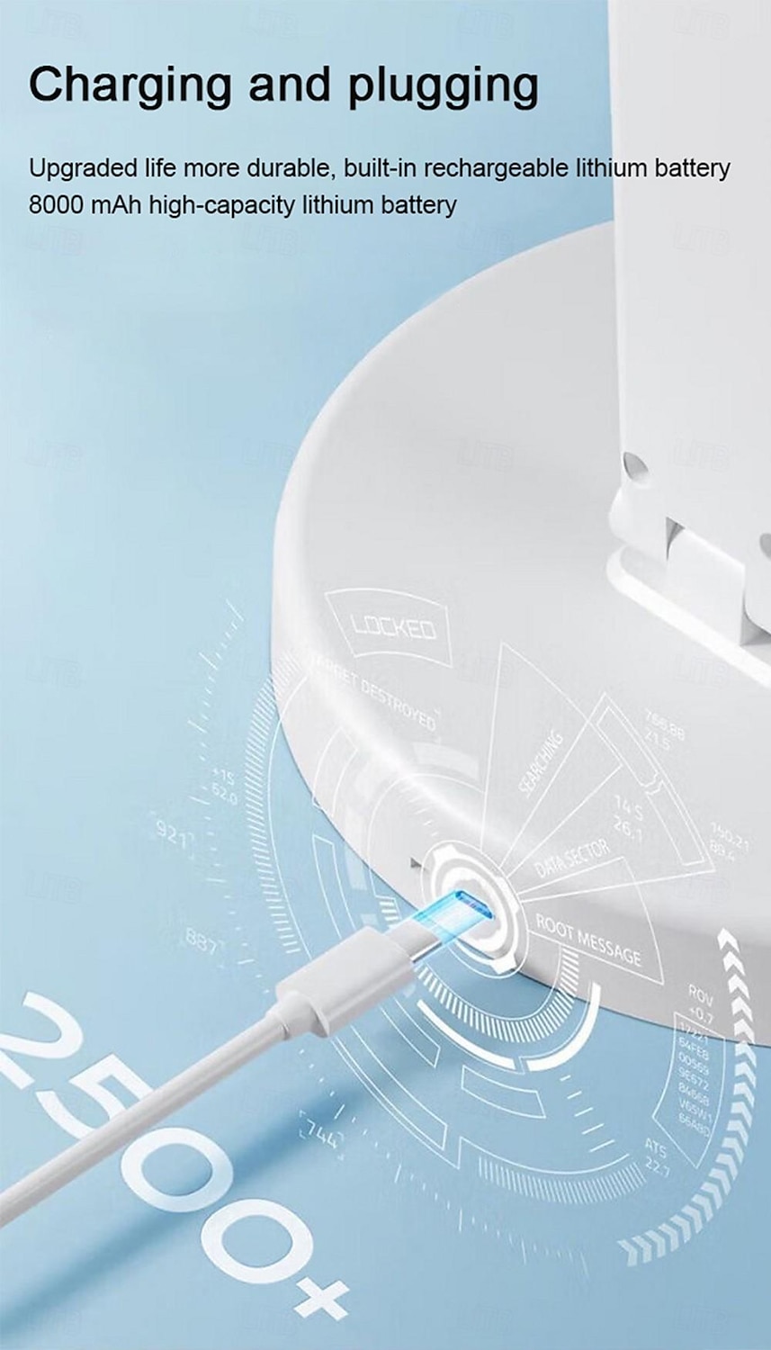 LED Desk Lamp Clock Table Lamp, USB Chargeable Dimmable Desk Lamp Plug-in LED Light Foldable Eye Protection Reading Night Light Dimmable Study table Lamp for Home Study Reading Night Light 2025 - $37.99 –P10