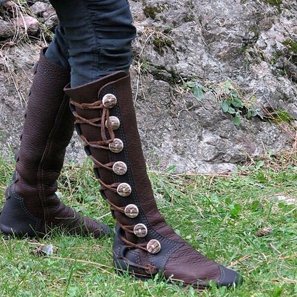 Středověké Renesanční Boty Ren Faire Viking Křižák Dámské Pirát Steampunk předvečer Všech svatých Karneval Plesová maškaráda Večírek LARP Ren Faire Dospělé Boty 2025 - $46.99 –P4