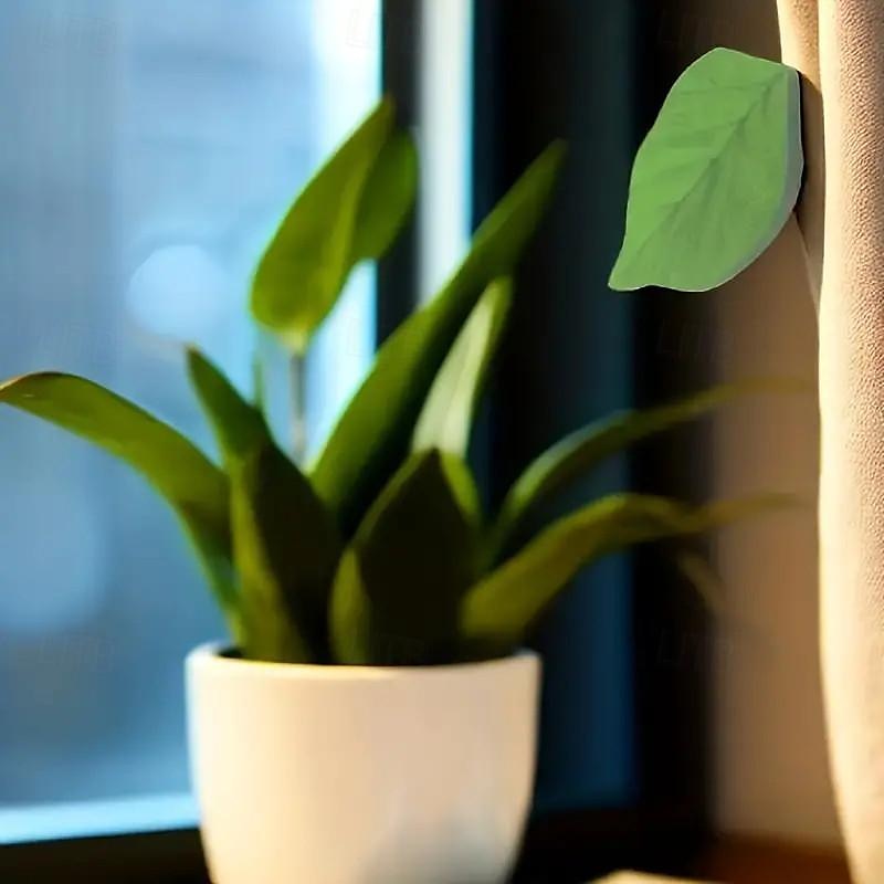 50 Leaf Shaped Sticky Notes Diy Home Wall Photo Decor Green Self Adhesive Memo Back To School Season School Supplies 2025 - $7.99 –P6