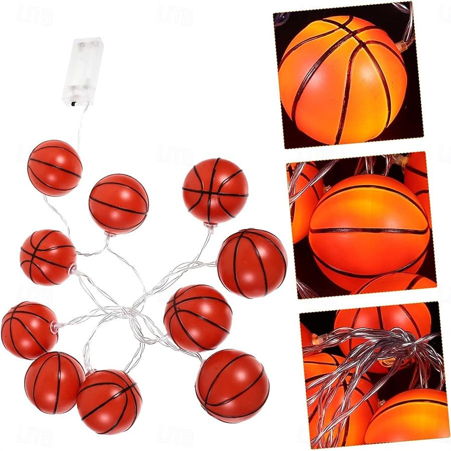 luci della stringa di calcio luci della stringa della palla di sport euro cup usb o funzionamento a batteria 1.5m 3m 6m lucine mix baseball basket calcio calcio luci a led del 2025 a $13.49 –P1