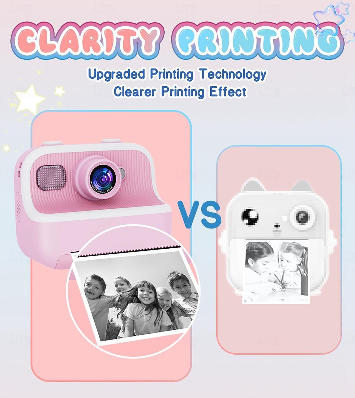 новая камера Polaroid делает фотографии записывает видео и мгновенно печатает. Камера имеет высококачественные пиксели 2025 - $64.99 –P3