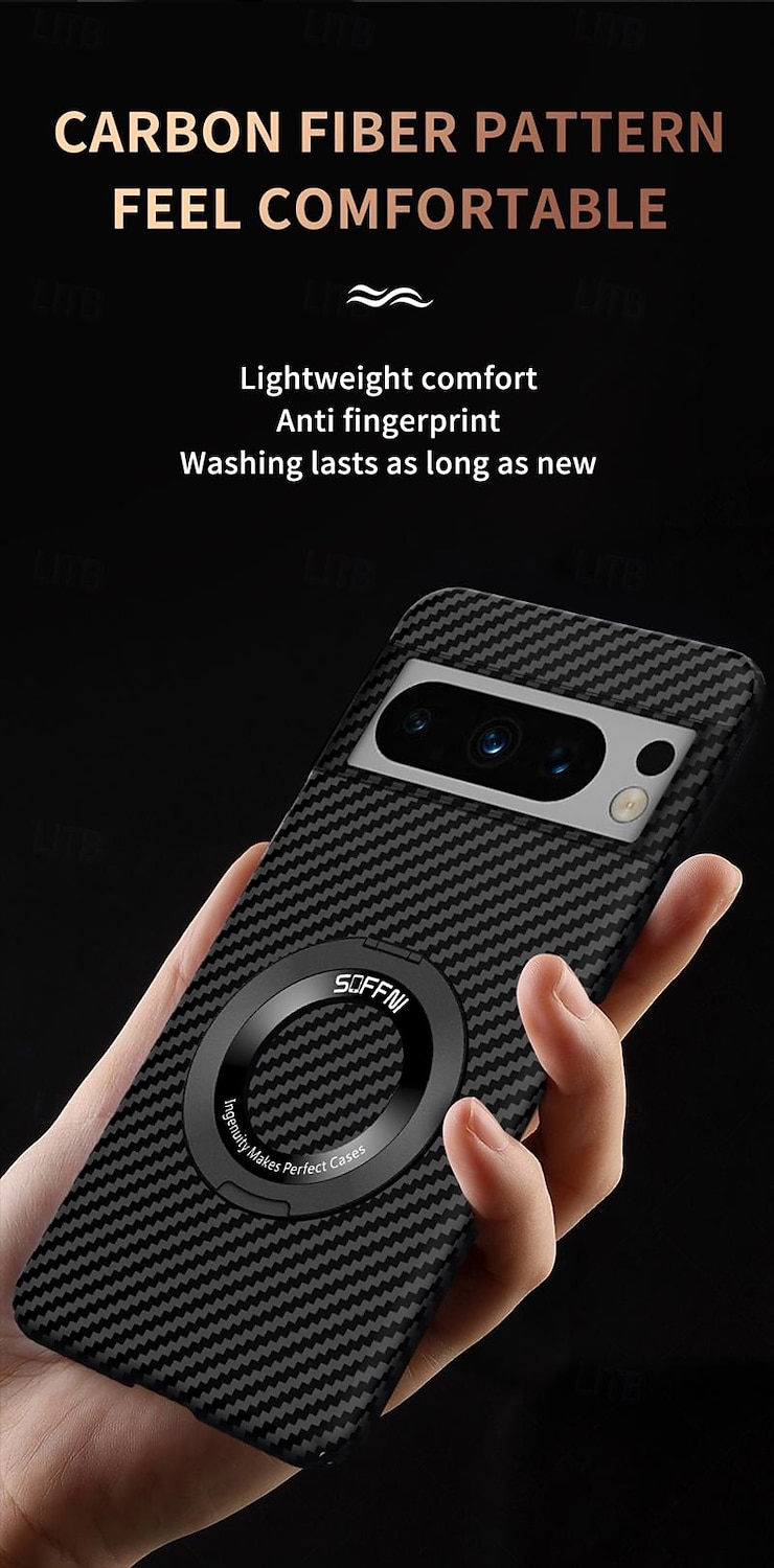 телефон Кейс для Назначение Google Pixel 8 Pro Pixel 8 Pixel 7 Pixel 7 Pro Кейс на заднюю панель со стендом Поддержка беспроводной зарядки Защита от удара ПК Металл 2025 - $20.99 –P11