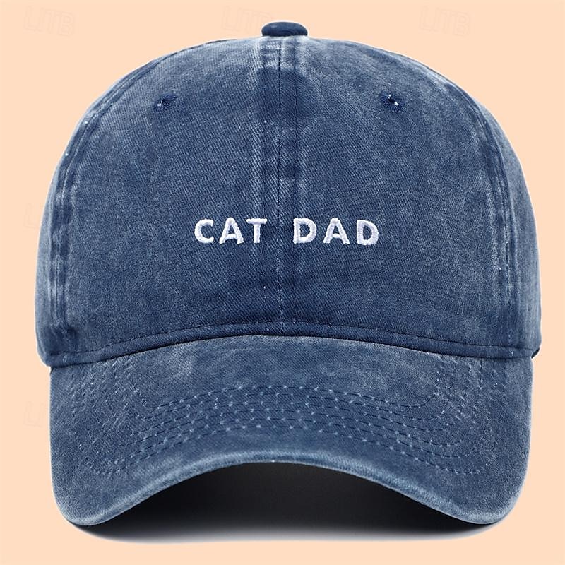 Herr Basebollkeps Solhatt Trucker Hat Svart Vin Bomull Broderad Mode Ledigt Gata Dagligen Bokstav Justerbara Solskyddskräm Andningsfunktion 2025 - $8.99 –P1