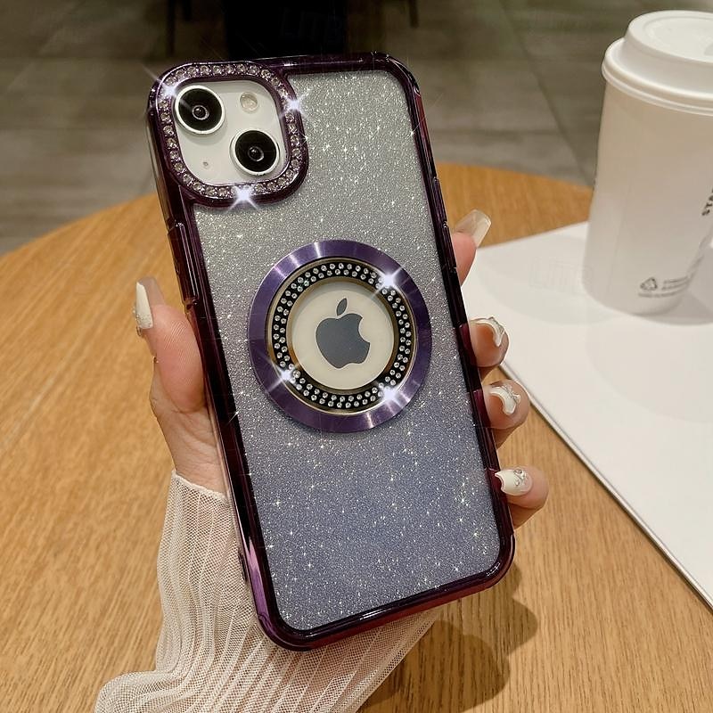 2025年 電話 ケース 用途 iPhone 16 iPhone 15 プロマックスプラス iPhone 14 13 12 11 Pro Max Plus バックカバー ワイヤレス充電をサポート ブリンブリングリッターシャイニー 耐衝撃 TPU 仕上げ  コレクション – $18.99 –P5