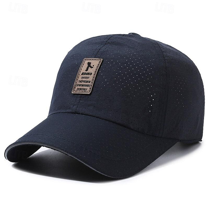 Herren Cap Basecap Sonnenhut Kappe Schwarz Weiß Polyester Modisch Brautkleider schlicht Strasse Täglich Buchstabe Einstellbar Sonnenschutz Atmungsaktiv 2025 - $5.49 –P5