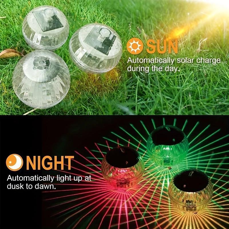 2025年 1個 3 W 水中ライト ソーラー駆動 RGB 3.7 V 1 LEDビーズ  コレクション – $12.49 –P6