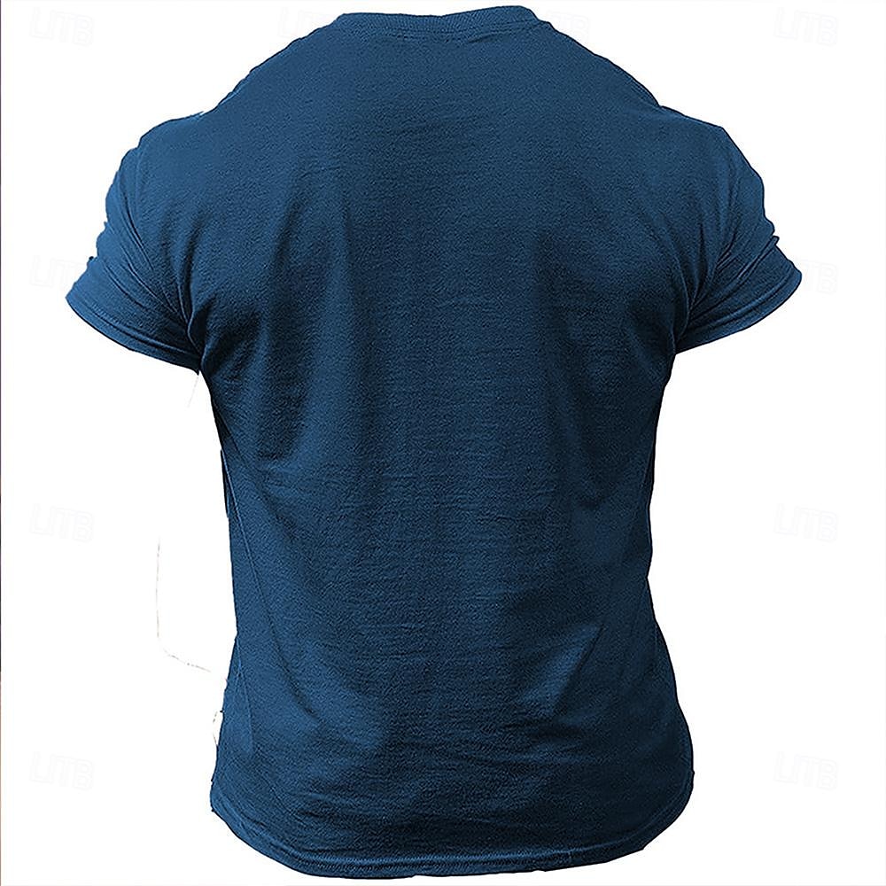 Święto Weteranów Męski Patriotyczny Weteran Amerykańska Flaga T-shirt Krótki Rękaw T-shirt 3D Druk Koszulka z Okrągłym Dekoltem Styl Uliczny Impreza Urodzinowa Ulica Czarny Niebieski Zielony Lato 2025 - $15.99 –P2