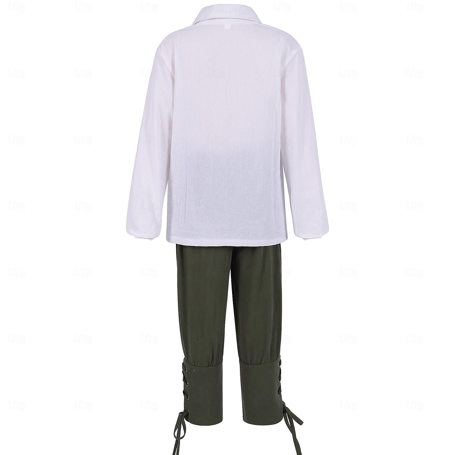 Médiéval Renaissance 17ème siècle Pantalon Tenues Chemise Pirate Viking Ranger Garçons Pirate Fantaisie Steampunk Halloween Carnaval Performance LARP Foire de la Renaissance Enfant Chemise Pantalon de 2025 ? $44.99 –P3
