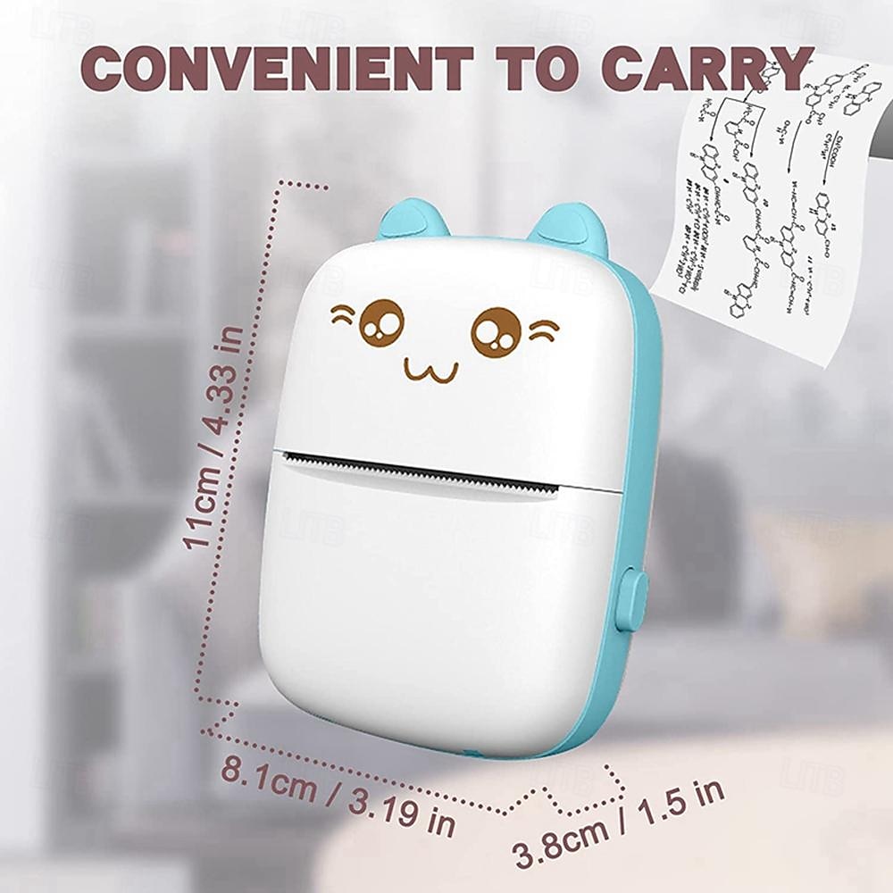 Mini Portable Pocket Mobile Thermal Printer Smart Inkless Printing Stickers Label Photo Wireless Bluetooth Printer 2025 - $33.99 –P2
