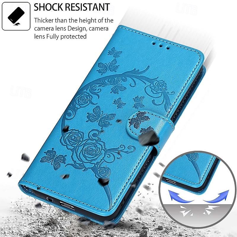 Phone Case For Samsung Galaxy S25 S24 S23 S23 FE S22 S21 Ultra Plus A55 5G A35 5G A25 A15 Back Cover with Stand Holder Magnetic with Wrist Strap Retro TPU PU Leather 2025 - $15.99 –P5