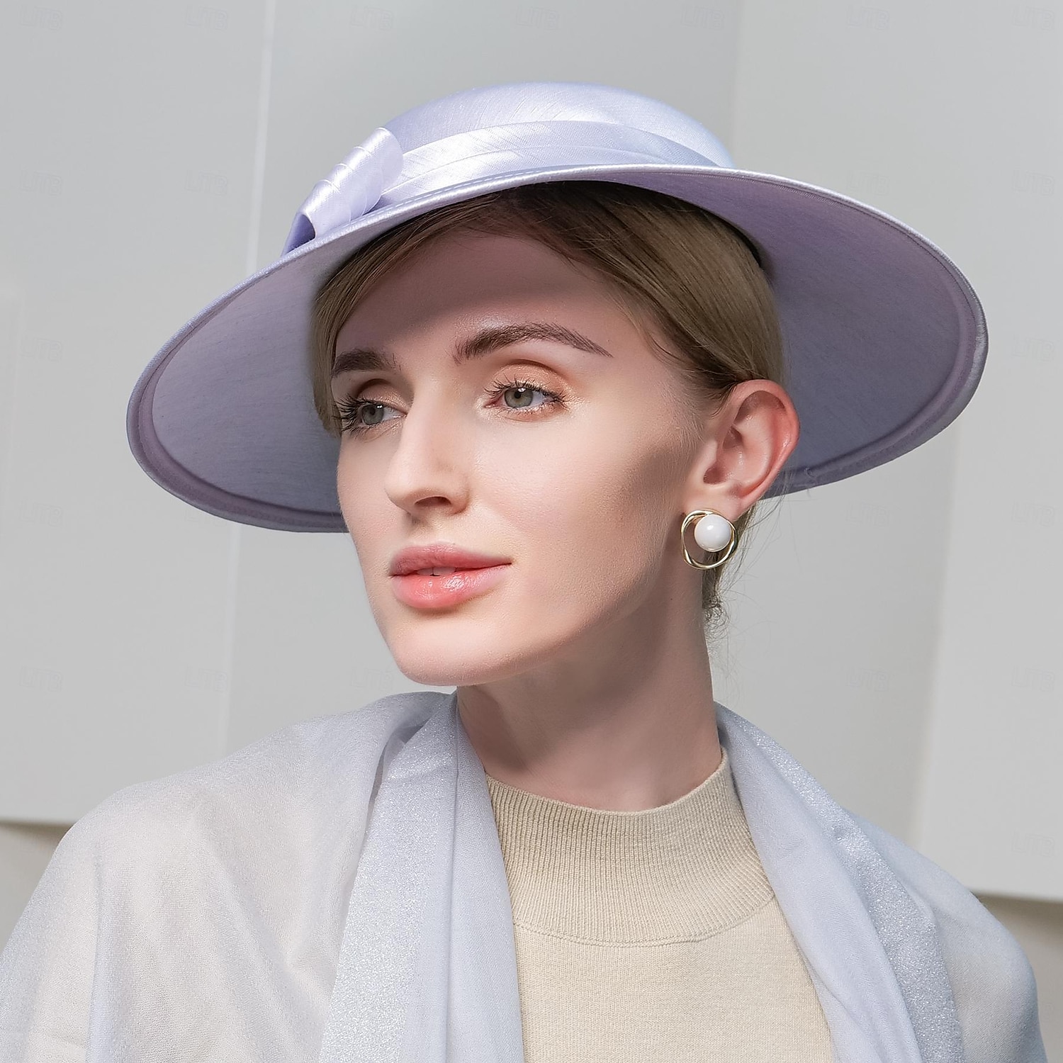 dámská móda klobouk klobouk proti slunci svatební/večerní šaty elegantní mašle čelenka 2025 - $43.99 –P2