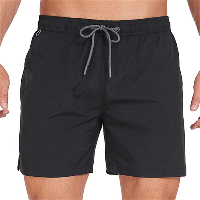 Hombre Pantalones de Surf Pantalones de Natación Boxers de Natación Correa Cintura elástica Plano Comodidad Secado rápido Corto Festivos Playa Fin de semana Moda Casual Azul cielo Sandía Roja 2025 - $21.99 –P2