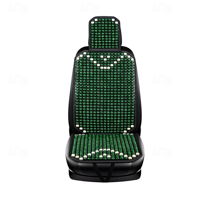 FYAUTOPER Summer car cushion wood beads breathable cool pad big truck cushion summer general anti-slip seat cushion heat dissipation 2025 - $38.99 –P1