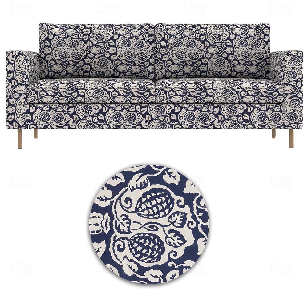 Capa de Sofá de 2 Lugares 3 Lugares 100% Algodão Capa Floral com Almofada de 2025 por $268.49 –P11