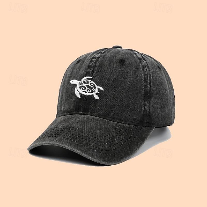 Herren Cap Basecap Sonnenhut Kappe Schwarz Rosa Baumwolle Bestickt Modisch Brautkleider schlicht Strasse Täglich Schildkröte Einstellbar Sonnenschutz Atmungsaktiv 2025 - $11.75 –P5