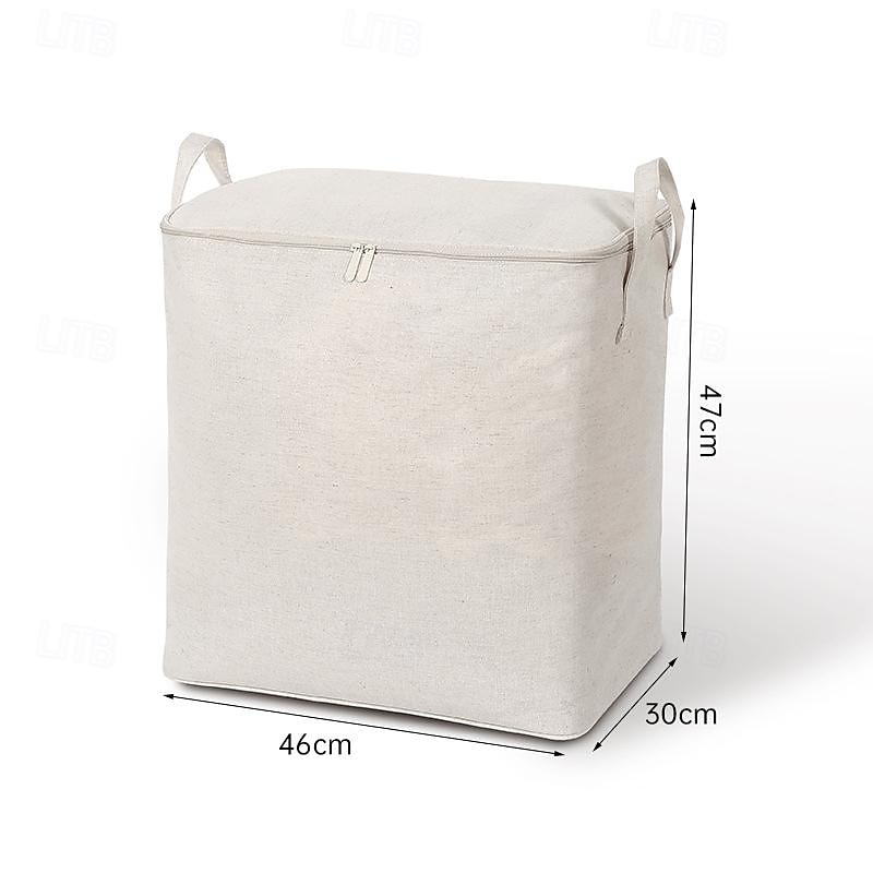 geanta de depozitare lenjerie de bumbac depozitare haine pliante de capacitate mare geanta de ambalare a bagajelor de uz casnic geanta depozitare pilota 2025 - $13.99 –P5