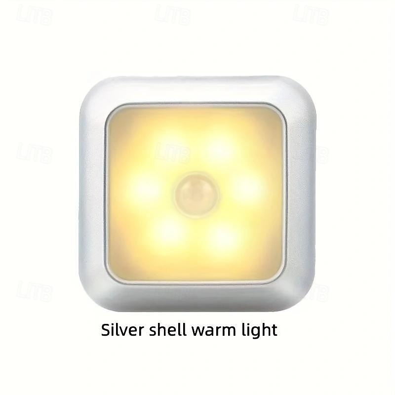 3pcs LED Motion Sensor Night Light Set, 6LED Closet Cabinet Sensor Light Automatic Infrared Activated Battery Powered for Novelty Place Closet, Cabinet, Stair, Bedroom, Corridor, Toilet, Wardrobe 2025 - $34.99 –P9