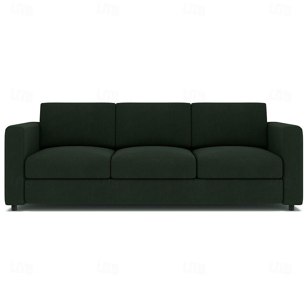 3-Seat Sofa Cover 100% Cotton Solid Color Quilted Slipcovers VIMcover LITB PRIME cover 2025 - $397.29 –P13