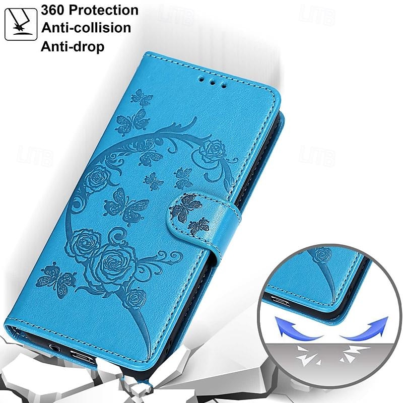 Phone Case For Samsung Galaxy S25 S24 S23 S23 FE S22 S21 Ultra Plus A55 5G A35 5G A25 A15 Back Cover with Stand Holder Magnetic with Wrist Strap Retro TPU PU Leather 2025 - $15.99 –P4